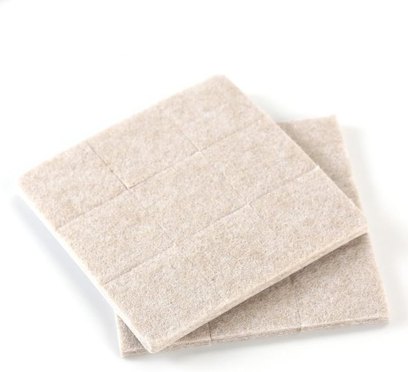 36 Pcs Square Felt Pads Heavy Duty Furniture Floor Protectors For Chairs Tables - Image 3